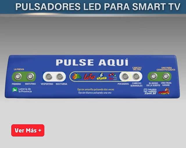 Pulsadores LED para Smart TV